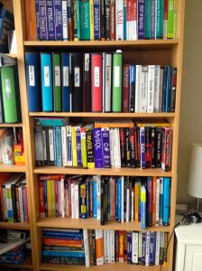 a few of my coding books