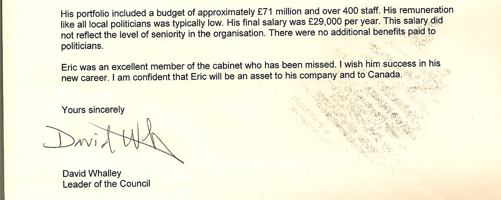 David Whalley reference